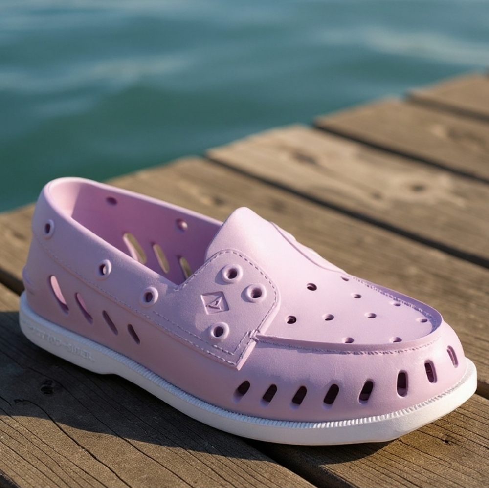 SPERRY'S Women's Nonslip Shoes Lilac Size 10 New